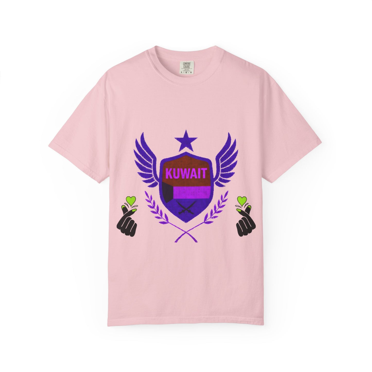 Kuwait Pride Unisex T-Shirt, Garment-Dyed Tee, LGBTQ+ Support Shirt, Casual Wear, Gift for Pride Month, Statement Fashion