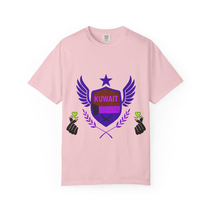 Kuwait Pride Unisex T-Shirt, Garment-Dyed Tee, LGBTQ+ Support Shirt, Casual Wear, Gift for Pride Month, Statement Fashion