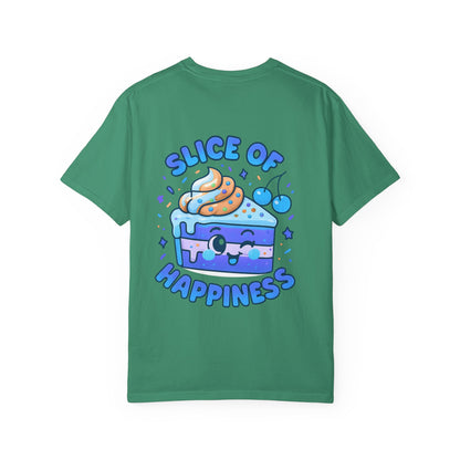 Colorful Slice of Happiness T-Shirt, Cute Dessert Tee, Unisex Graphic Tee, Sweet Gift for Foodies, Fun Casual Wear