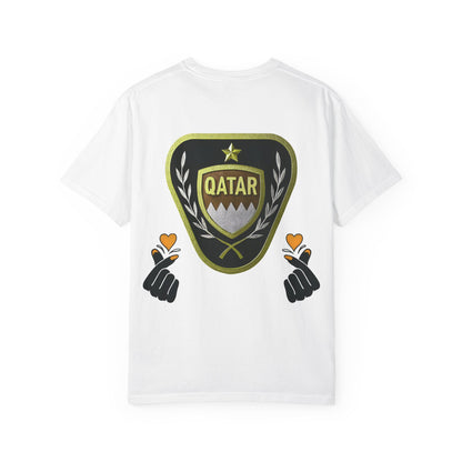 Qatar Pride Unisex T-Shirt, Casual Wear, Sports Event Shirt, Travel Souvenir, Gift for Fans