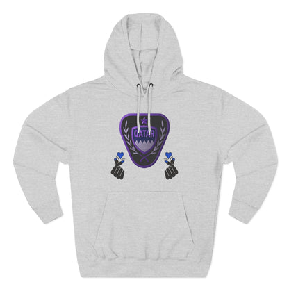 Fleece Hoodie - Qatar Love Design
