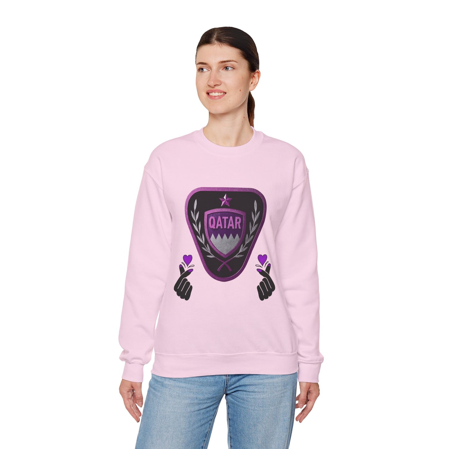 Unisex Sweatshirt qatra Love and Pride Design