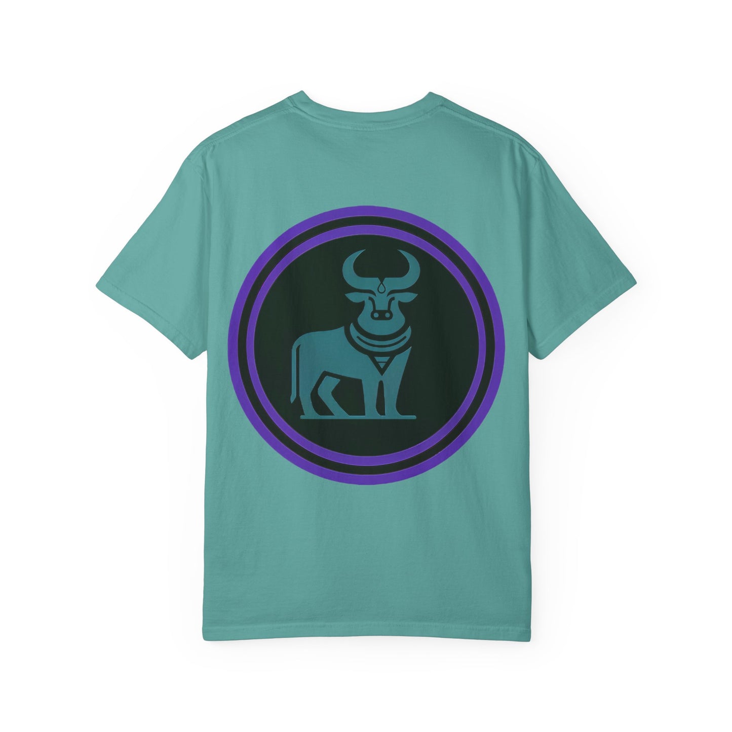 FISH BONE AND BULLS T-Shirt - Vintage Unisex Garment-Dyed Tee