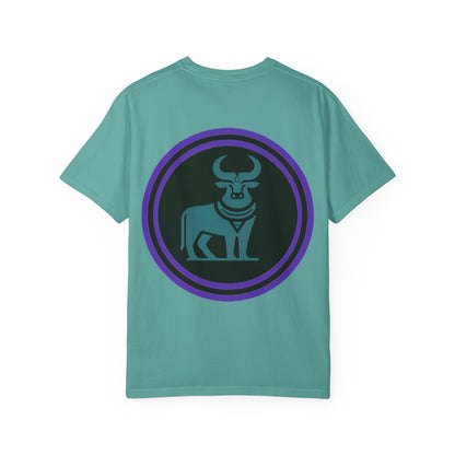FISH BONE AND BULLS T-Shirt - Vintage Unisex Garment-Dyed Tee