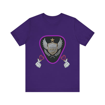 T-Shirt QATAR LOVE Unisex Jersey Short Sleeve Tee
