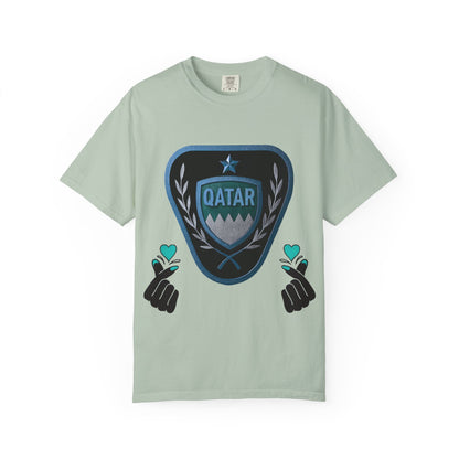 Qatar Pride Unisex T-Shirt, Casual Wear, Sports Event Shirt, Travel Souvenir, Gift for Fans