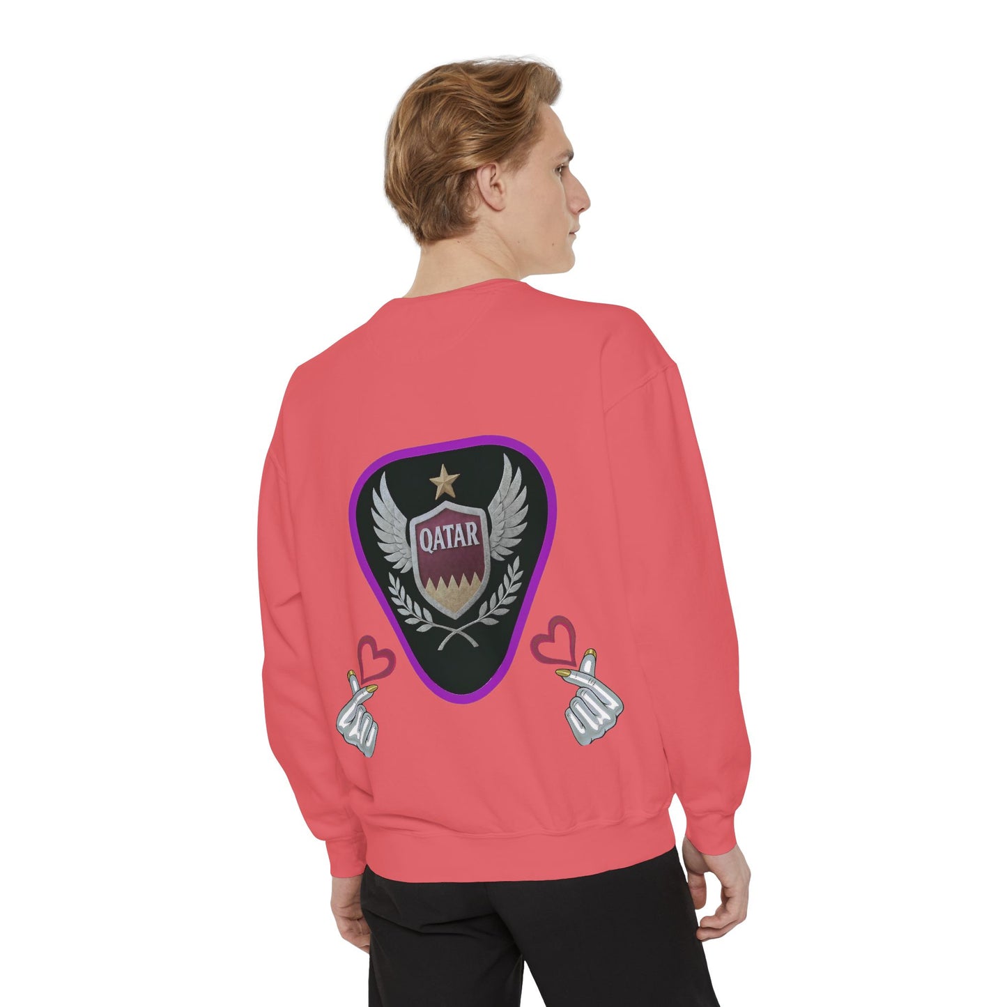 Qatar-Inspired Unisex Sweatshirt, Cozy Gift for Sports Fans, Stylish Casualwear, Travel Apparel, Souvenir from Qatar