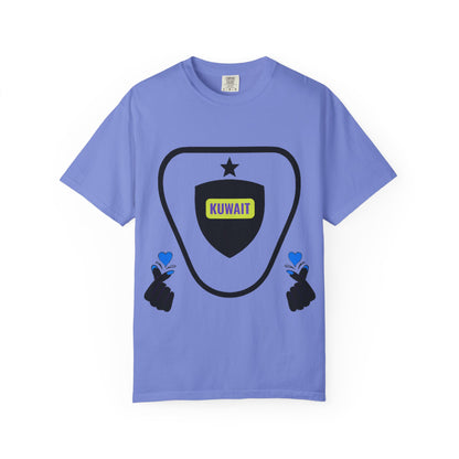 Garment-Dyed T-shirt - Kuwait Lover Graphic Tee