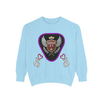 Qatar-Inspired Unisex Sweatshirt, Cozy Gift for Sports Fans, Stylish Casualwear, Travel Apparel, Souvenir from Qatar