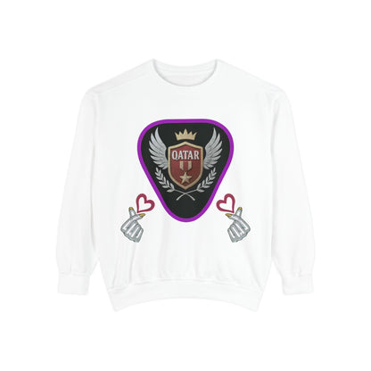 Qatar-Inspired Unisex Sweatshirt, Cozy Gift for Sports Fans, Stylish Casualwear, Travel Apparel, Souvenir from Qatar
