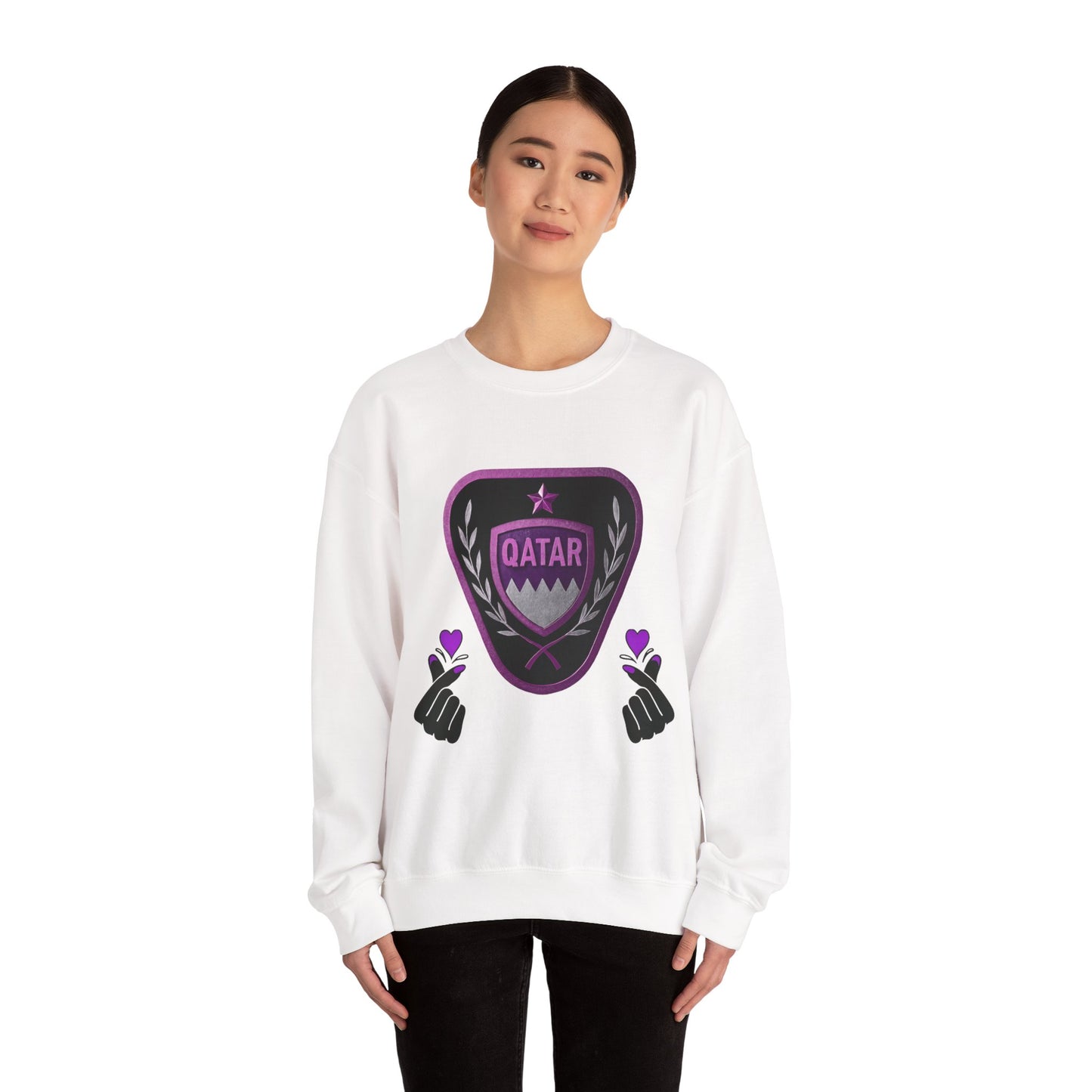 Unisex Sweatshirt qatra Love and Pride Design