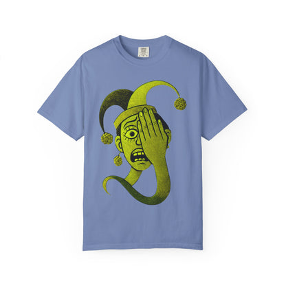 Garment-Dyed T-shirt 'i can't see' Design
