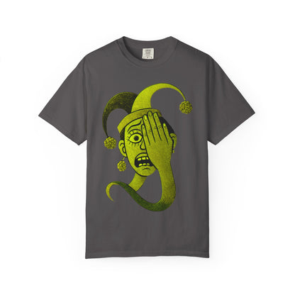 Garment-Dyed T-shirt 'i can't see' Design