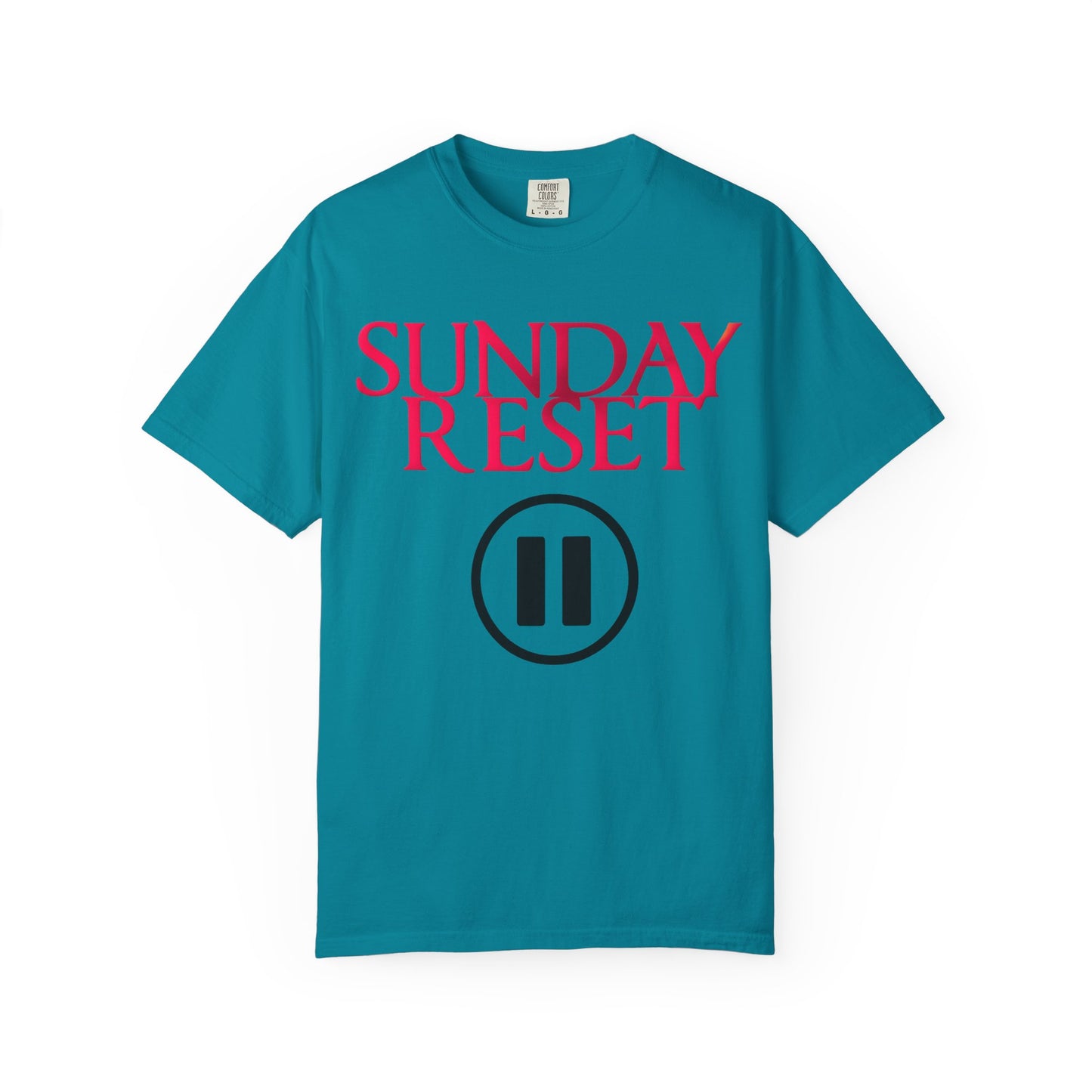 T-Shirt Sunday Reset Unisex Garment-Dyed