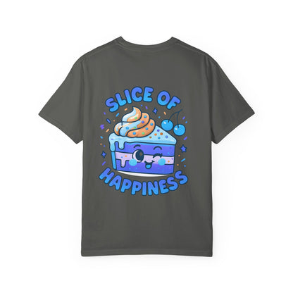 Colorful Slice of Happiness T-Shirt, Cute Dessert Tee, Unisex Graphic Tee, Sweet Gift for Foodies, Fun Casual Wear