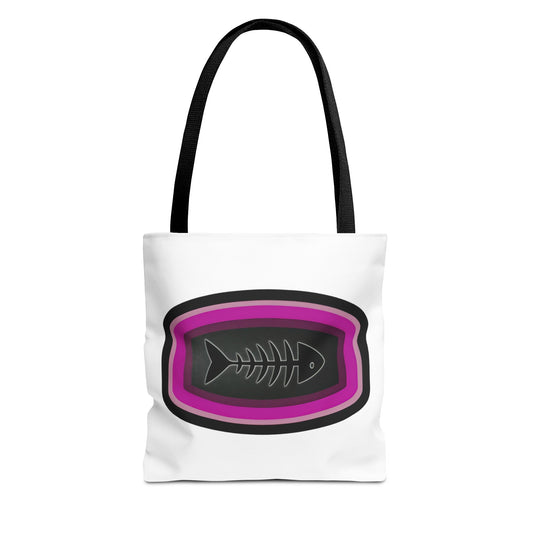 Fish Skeleton Tote Bag - Unique Design for Fishing Enthusiasts