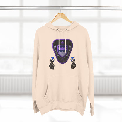 Fleece Hoodie - Qatar Love Design