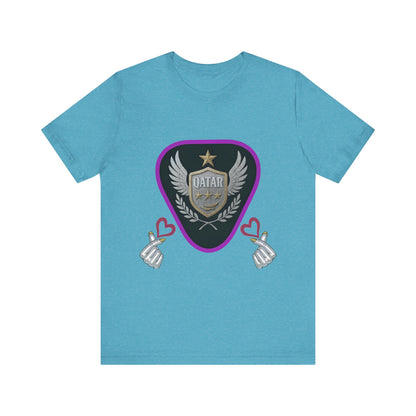 T-Shirt QATAR LOVE Unisex Jersey Short Sleeve Tee