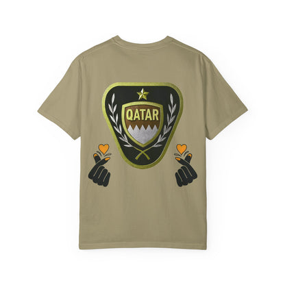 Qatar Pride Unisex T-Shirt, Casual Wear, Sports Event Shirt, Travel Souvenir, Gift for Fans