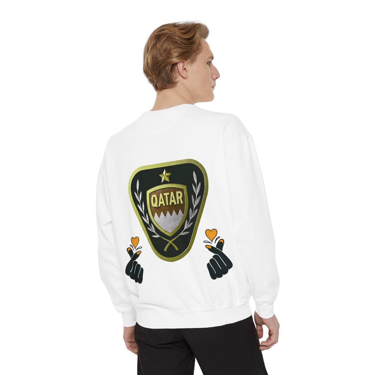 Qatar-Inspired Unisex Sweatshirt | Cozy Fashion for Sports Fans, Travel Lovers, Gift for Holidays, Casual Wear
