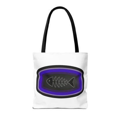 Fish Skeleton Tote Bag - Unique Design for Fishing Enthusiasts