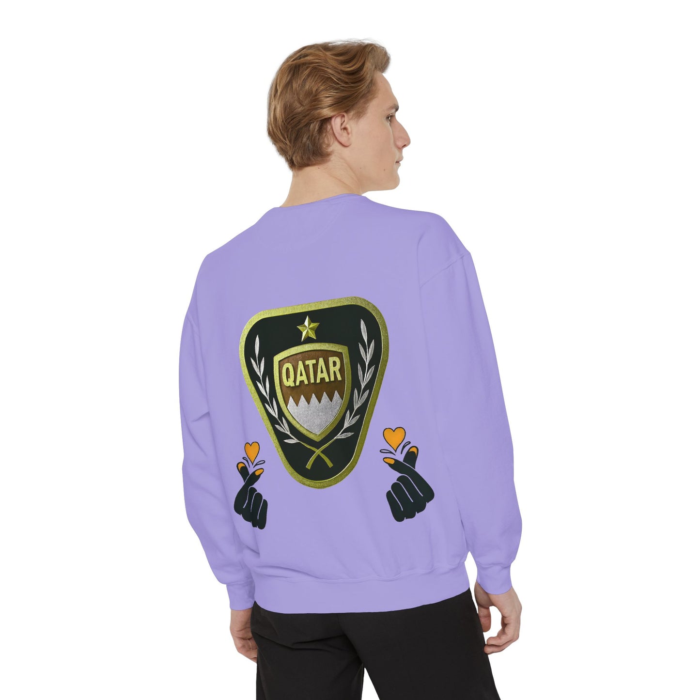 Qatar-Inspired Unisex Sweatshirt | Cozy Fashion for Sports Fans, Travel Lovers, Gift for Holidays, Casual Wear