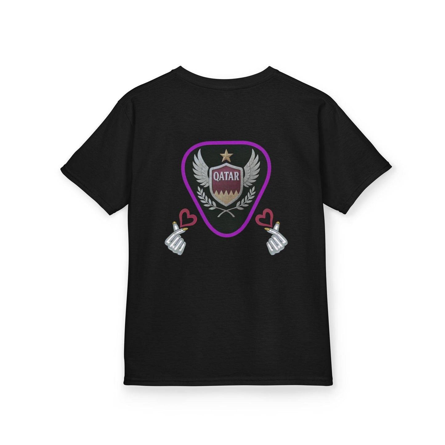 Kids' Fun Graphic Tee, Casual Kids T-Shirt, Cute Kids Top, Qatar Themed Shirt, Gift for Young Fans