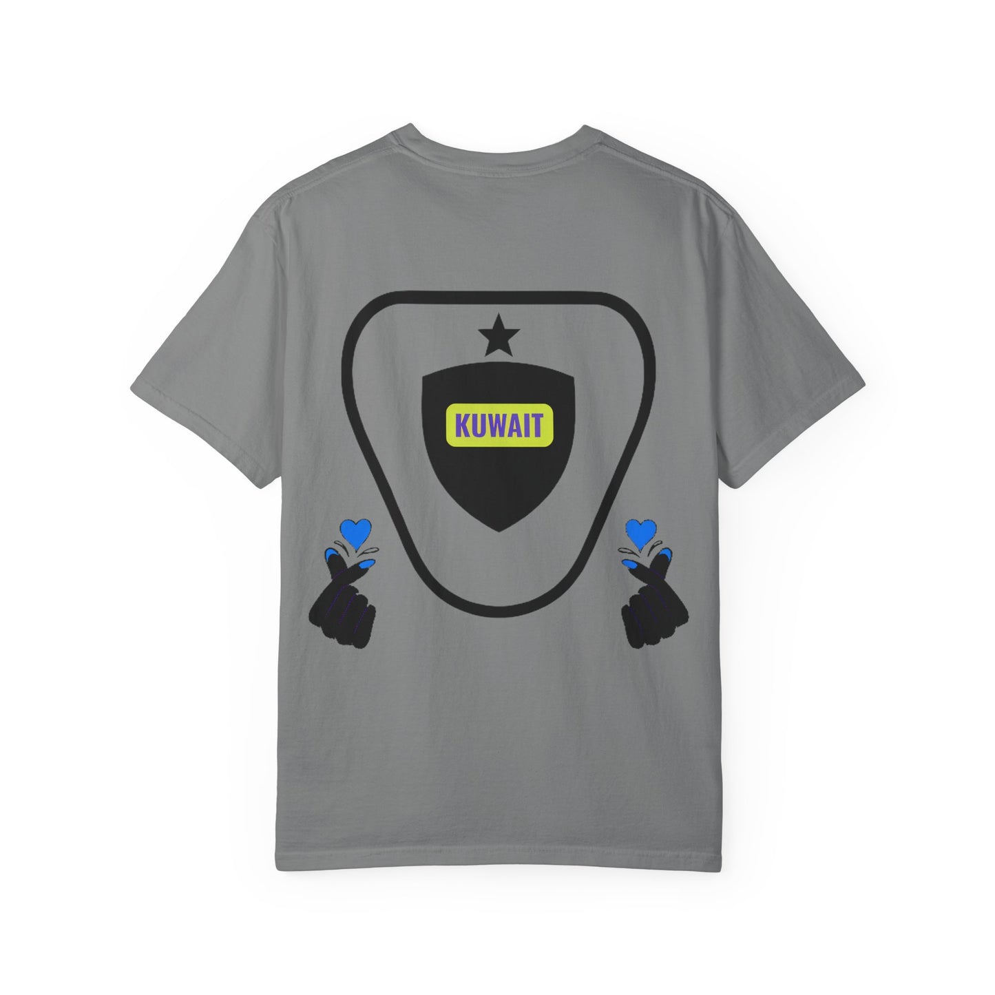 Garment-Dyed T-shirt - Kuwait Lover Graphic Tee