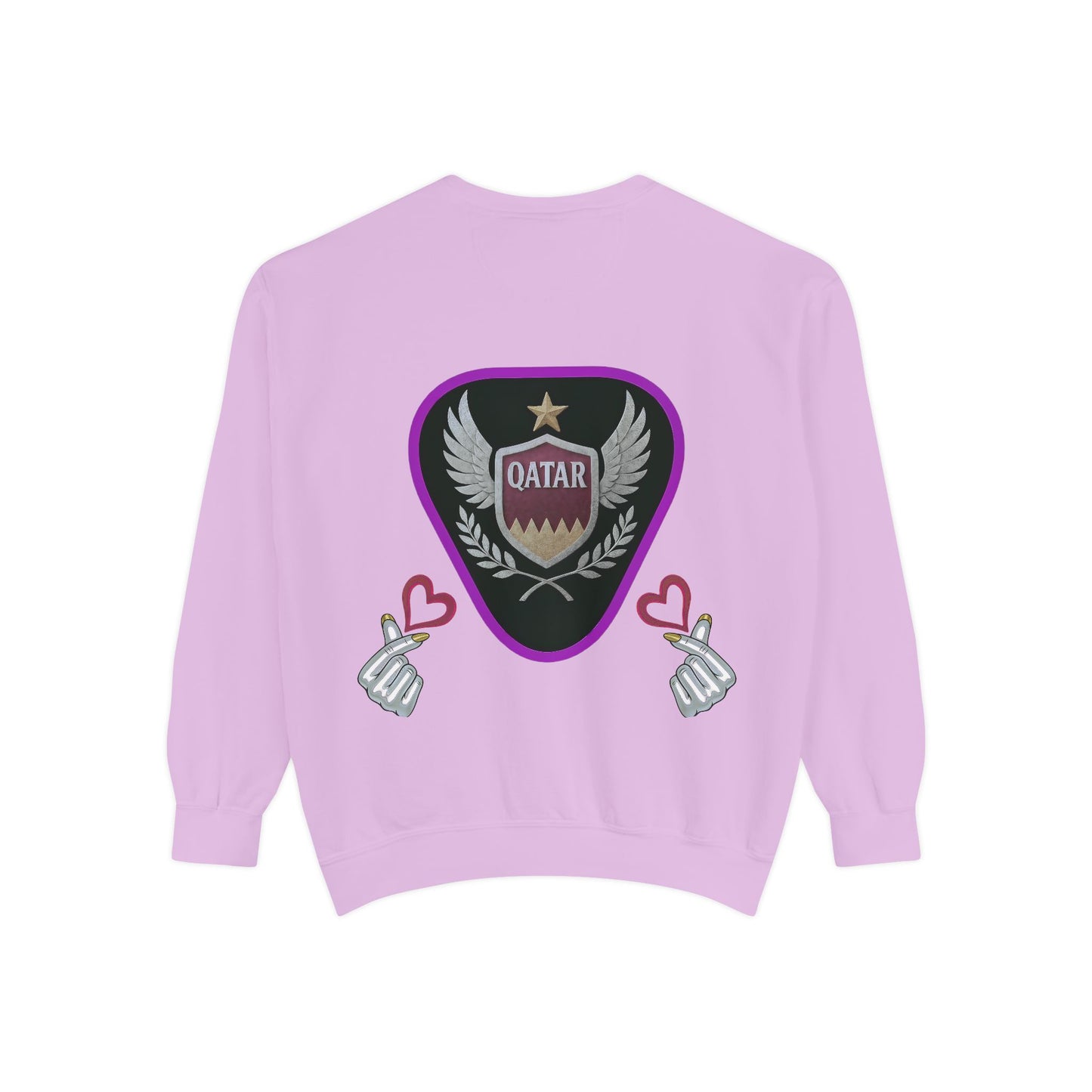 Qatar-Inspired Unisex Sweatshirt, Cozy Gift for Sports Fans, Stylish Casualwear, Travel Apparel, Souvenir from Qatar