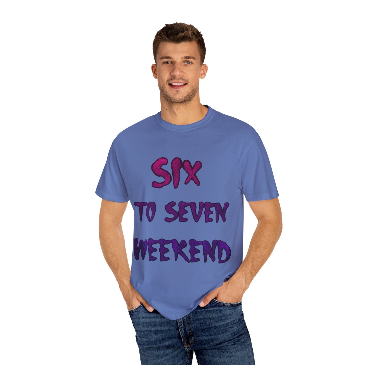Unisex T-shirt 6-7 WEEKEND Garment-Dyed Tee