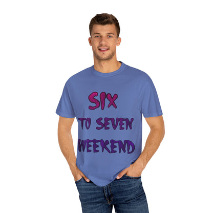 Unisex T-shirt 6-7 WEEKEND Garment-Dyed Tee