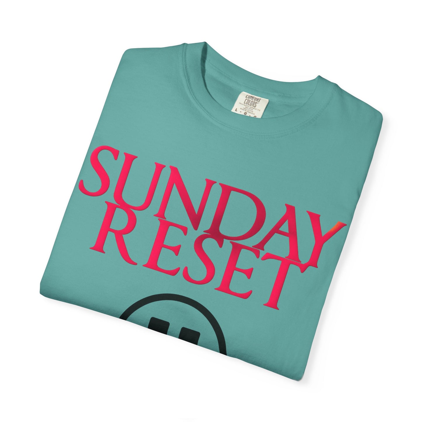 T-Shirt Sunday Reset Unisex Garment-Dyed