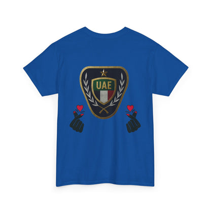 UAE Pride Unisex Heavy Cotton Tee, Pride T-Shirt, Abu Dhabi Gift, National Day Apparel, LGBTQ+ Support Tee, Casual Wear