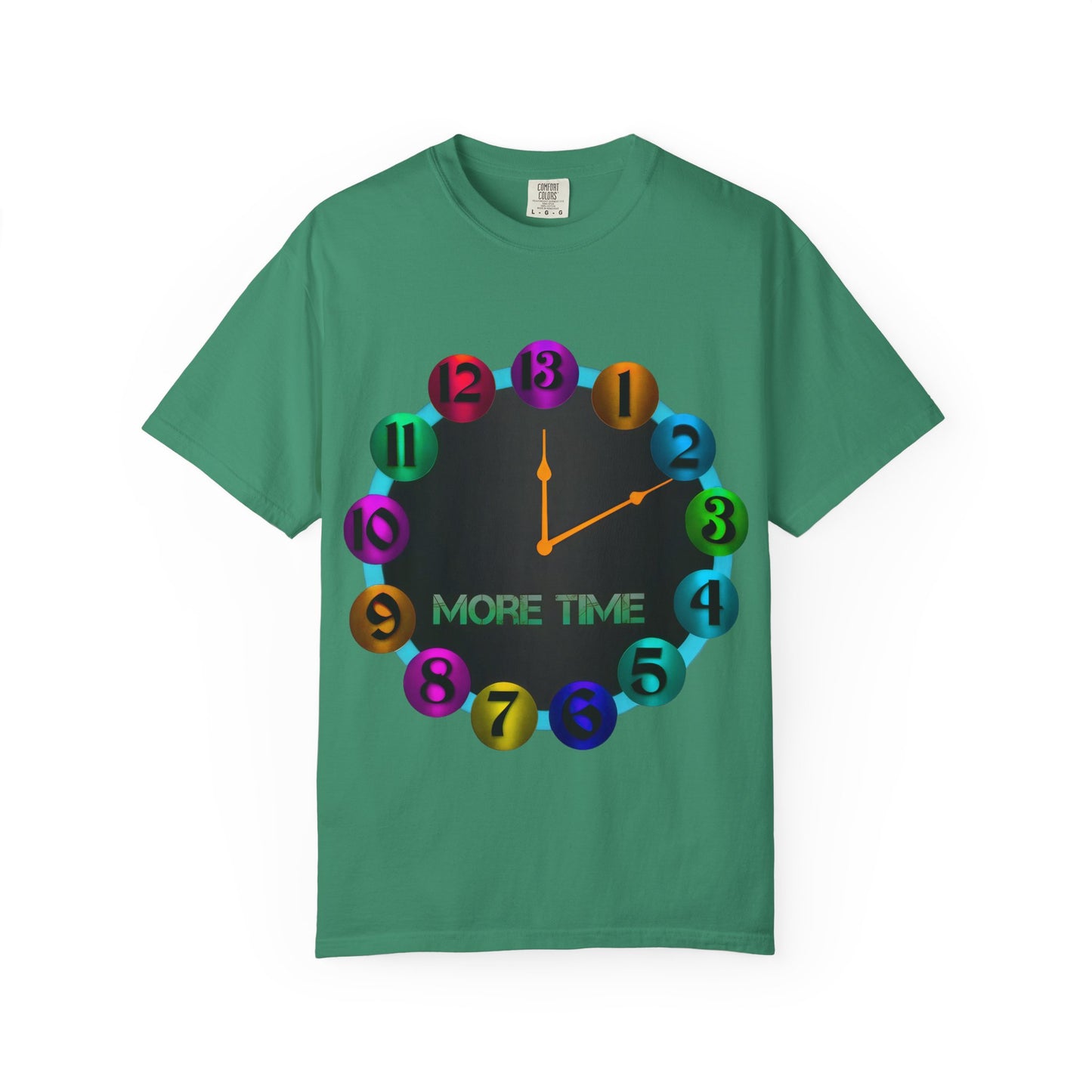 Garment-Dyed T-shirt - MORE TIME Graphic Tee