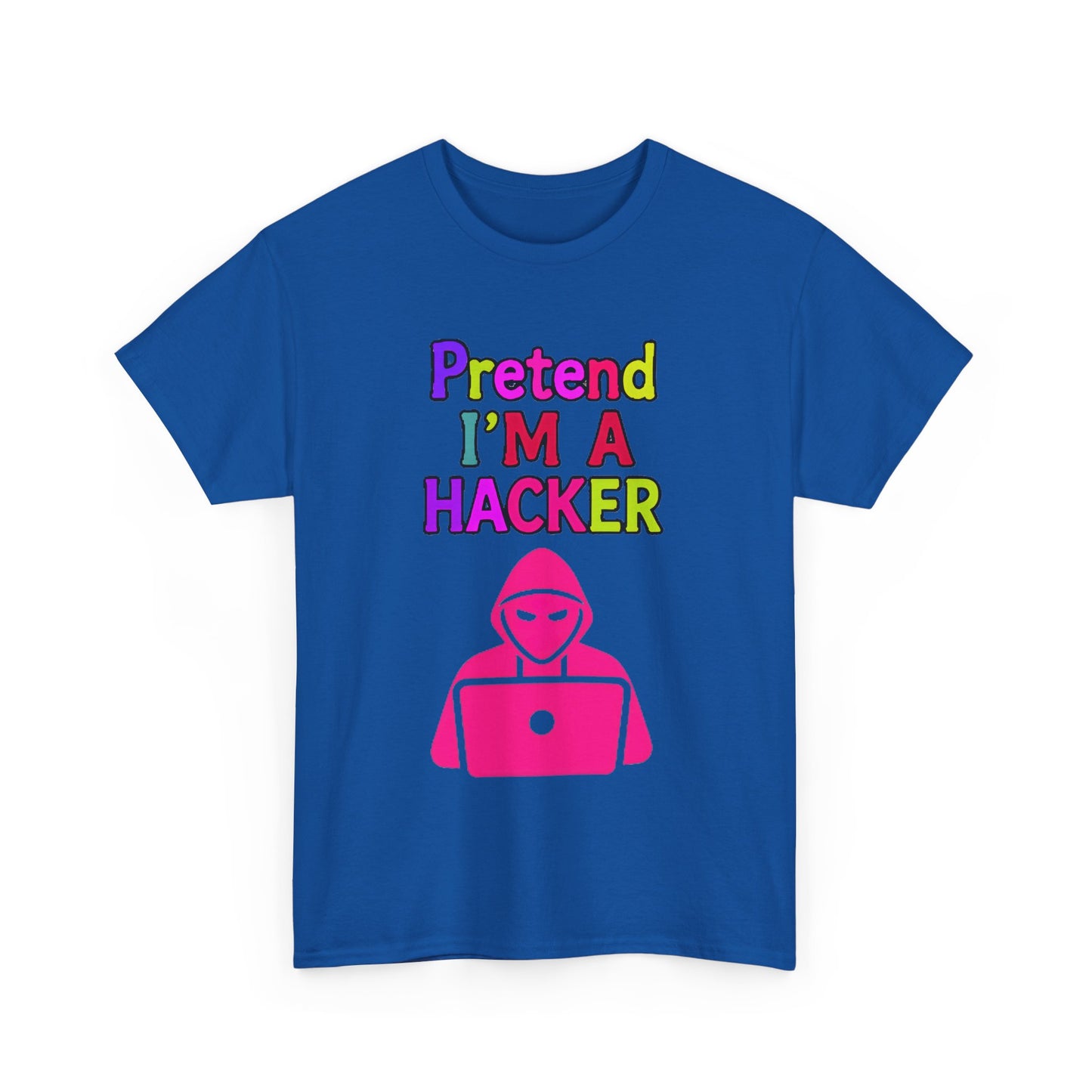 Pretend I'm a Hacker Tee, Fun Unisex Heavy Cotton Tee, Geeky Gift for Coders, Computer Lovers Shirt, Casual Everyday Wear, Unique [...]