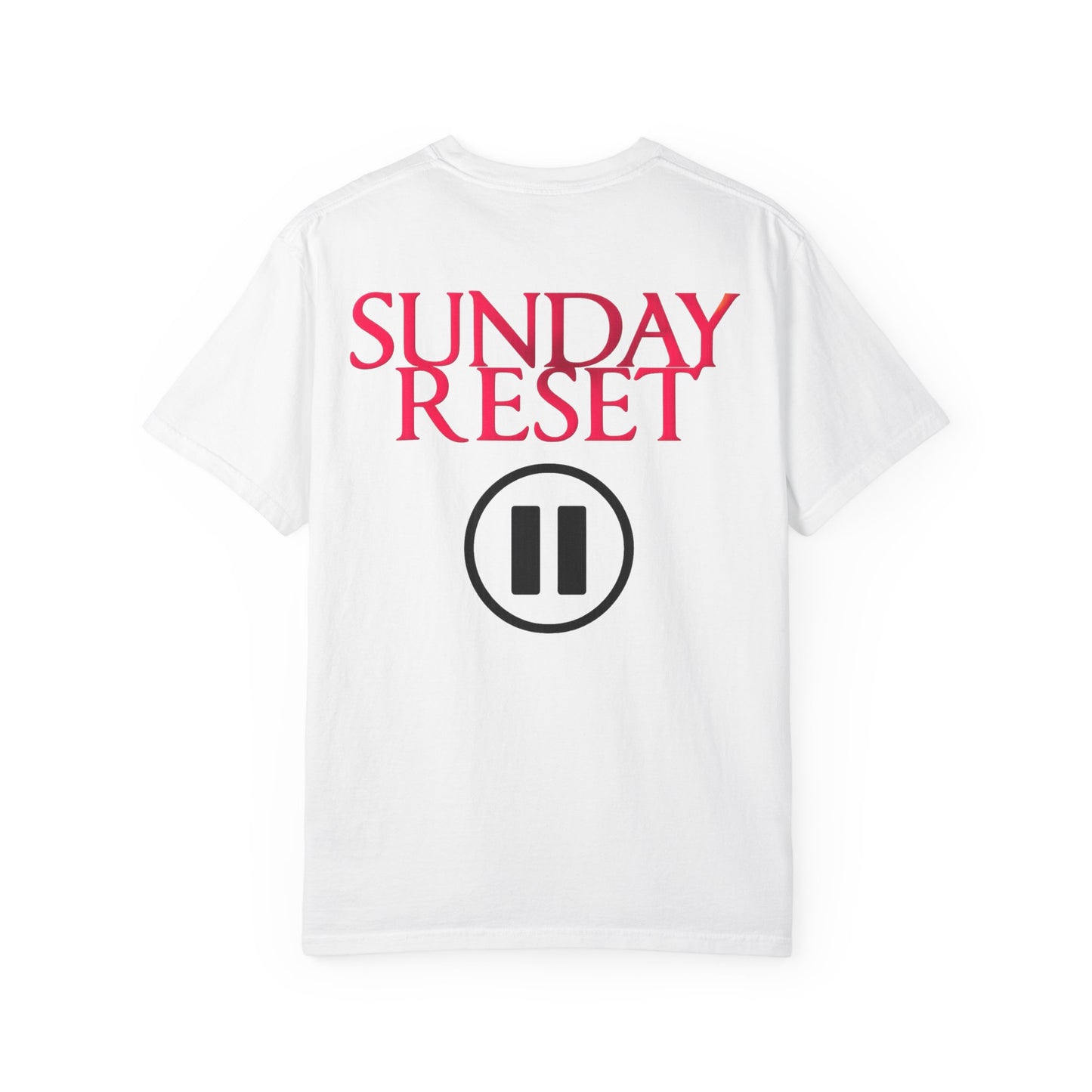 T-Shirt Sunday Reset Unisex Garment-Dyed