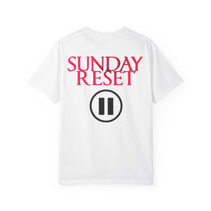 T-Shirt Sunday Reset Unisex Garment-Dyed