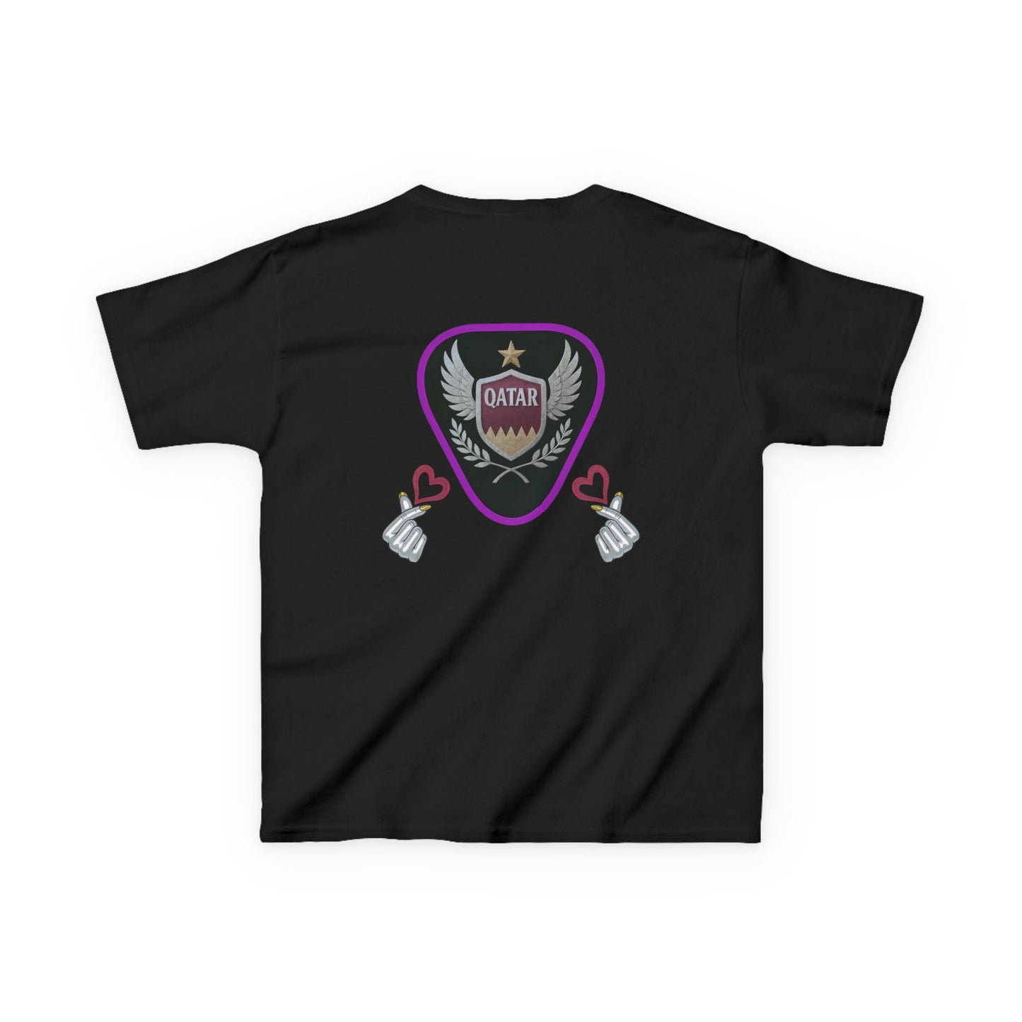Kids' Fun Graphic Tee, Casual Kids T-Shirt, Cute Kids Top, Qatar Themed Shirt, Gift for Young Fans