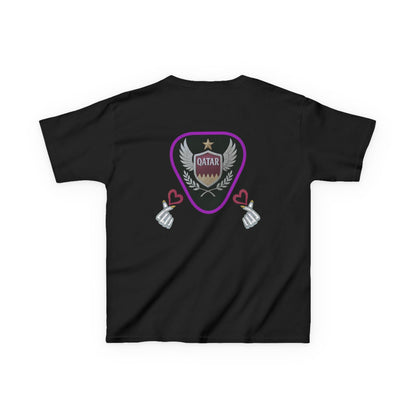 Kids' Fun Graphic Tee, Casual Kids T-Shirt, Cute Kids Top, Qatar Themed Shirt, Gift for Young Fans