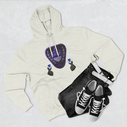 Fleece Hoodie - Qatar Love Design
