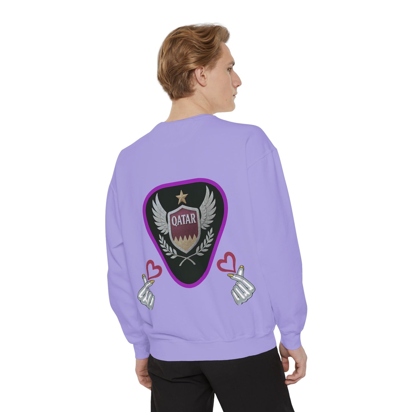 Qatar-Inspired Unisex Sweatshirt, Cozy Gift for Sports Fans, Stylish Casualwear, Travel Apparel, Souvenir from Qatar