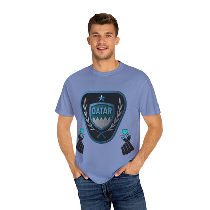 Qatar Pride Unisex T-Shirt, Casual Wear, Sports Event Shirt, Travel Souvenir, Gift for Fans