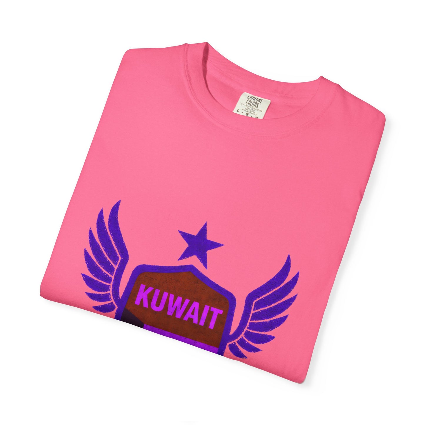 Kuwait Pride Unisex T-Shirt, Garment-Dyed Tee, LGBTQ+ Support Shirt, Casual Wear, Gift for Pride Month, Statement Fashion