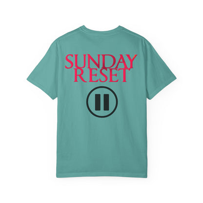 T-Shirt Sunday Reset Unisex Garment-Dyed
