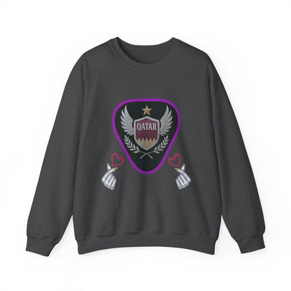 Qatar Pride Crewneck Sweatshirt, Unisex Casual Style, Perfect Gift for Sports Fans, Birthday or National Day Celebration, Cozy [...]