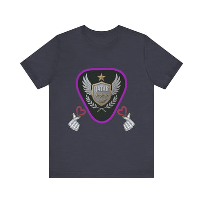 T-Shirt QATAR LOVE Unisex Jersey Short Sleeve Tee