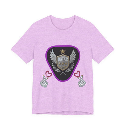 T-Shirt QATAR LOVE Unisex Jersey Short Sleeve Tee