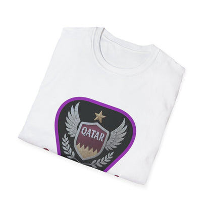 Qatar Pride Unisex Softstyle T-Shirt, Casual Wear, Sports Apparel, Gift for Fans, Travel Souvenir, Unique Design