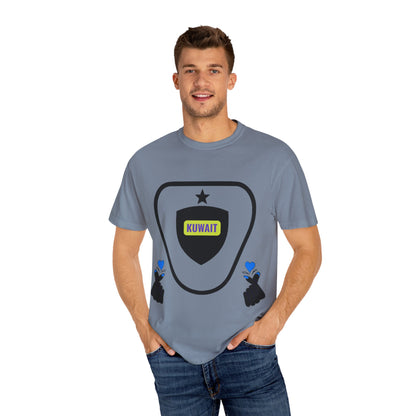 Garment-Dyed T-shirt - Kuwait Lover Graphic Tee