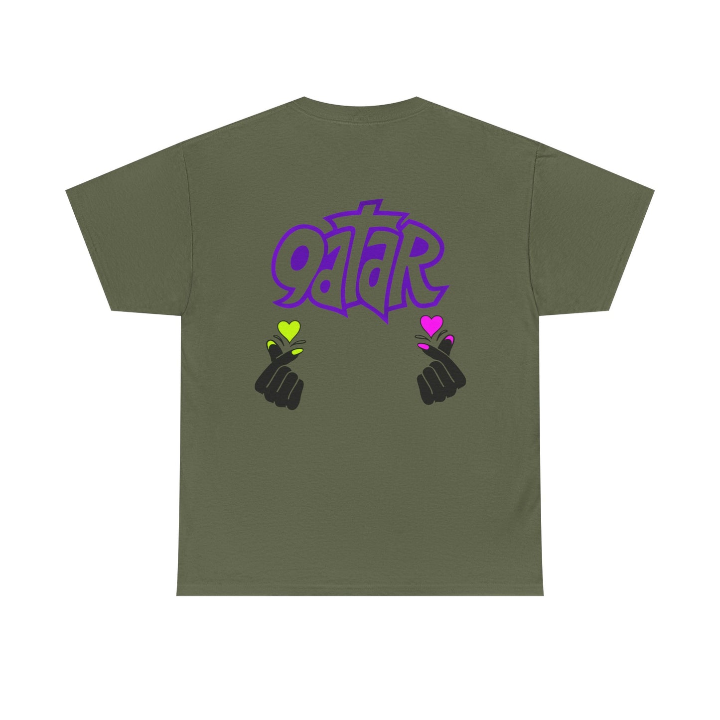 qatar pride tee,qatar love tee,qatar in heart tee